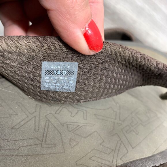 Oakley Supercoil 2.0 Sandal Size 14 Brown Thong Flip Flop Slides Slip On Shoes main image 4